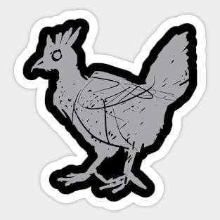 Chicken / Japan Sticker